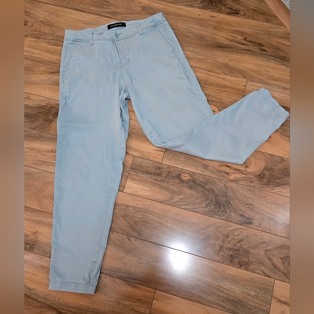 Liverpool Light Blue Ryder Trouser Size 8 - Picture 2 of 13